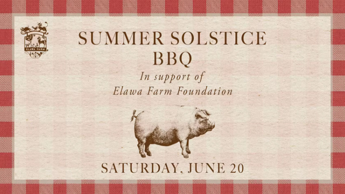 2026 Summer Solstice BBQ at Elawa Farm 